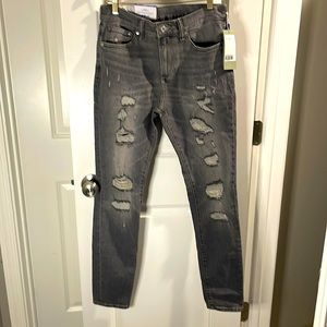 H and M men’s skinny distressed jeans